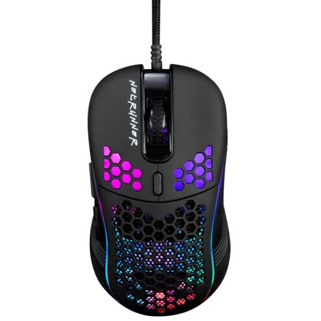 Mouse call 713G Netrunner Black Optical (3200DPI) USB (6but)-4