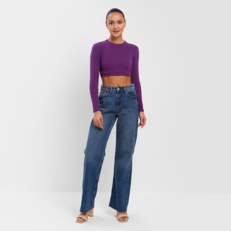 Longsliv Women's Minaku: Casual Collection Color Violet, size 44-3