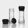 Set of glass mills, 80 ml, 2 pcs, black color
