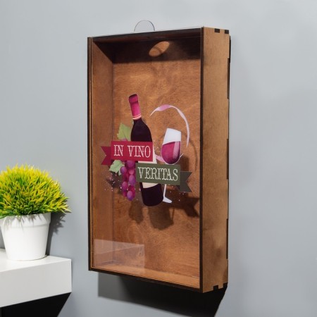 Pigger for wine traffic jams "In Vino Veritas" 33x20x2.5 cm-1