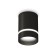 Lumber of the overhead Ambrella Light, XS6302061, MR16 GU5.3 LED 10 W, color black sand, white matte
