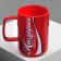 Ceramic mug "Enjoy", 250 ml, red color