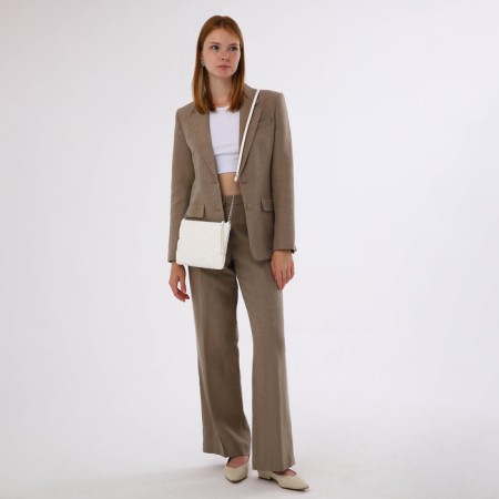 Women's bag with lightning, white color-5
