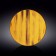 Round plate Wilmax England Scratch, D = 28 cm, yellow color