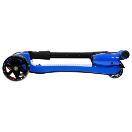 Folding scooter, light wheels PU 130/50 mm, ABEC 7, black color-12