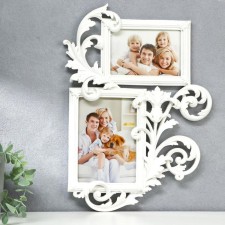 Photo frame Polystone in 2 photos 10x15; 12x17 cm 