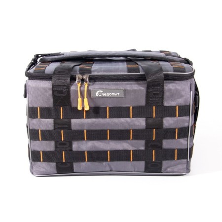 Bag Fisheries Base Lure Bag XXL, 38x38x25 cm, gray color + 7 boxes Luno 28-2