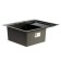 Kitchen sink Aflorn AF95848F-L, Sredal, Left, S = 3 and 0.8 mm, 58x48x22 cm, siphon, graphite