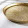 Serving dish "Link", d = 28 cm, gold color