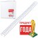 BRAUBERG binding springs, diameter - 2.7 mm, metal, 100 pieces, the number of sewn sheets 56-80 sheets, white
