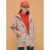 Vetrovka for girls, height 140 cm, sandy color