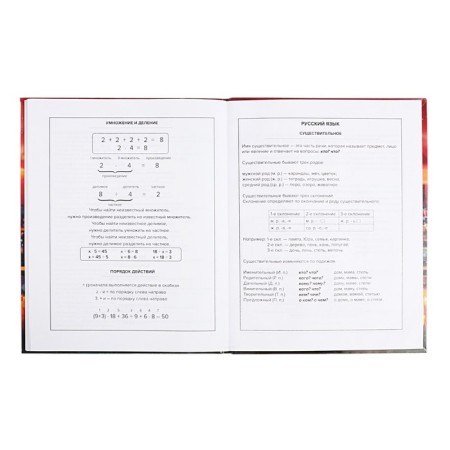 School diary for grades 1-11 Star evening, cover coated cardboard, glossy lamination, foil embossing, universal cheat sheet, 48 sheets, block 65g/m2-11