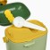 Container for baby food Dino 5, 800 ml., Green color