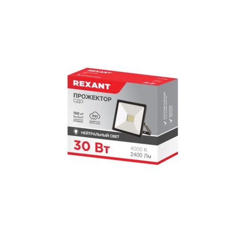 Flight LED SDO 30W 2400LM 4000K neutral light, black rexant case-2