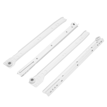 Roller guides tundra, l = 300 mm, thickness 0.8 mm, white, 2 pcs.