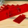 LED figure "Red Christmas Hill", plastic, AAX2 batteries (not in the kit), a glow of warm white