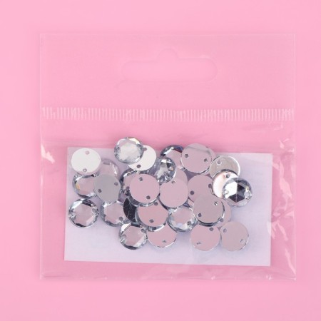 Rhinestones are sewing "circle", d = 8 mm, 30 pcs-3