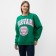 Women's sweatshirt was launched, the color is dark green, the ONE Size (42-46)