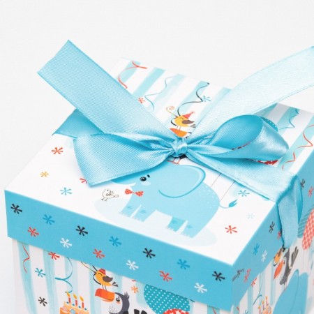 Self -assembly box "Children's" elephant 10x10x10 cm-2