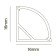 Aluminum profile of the Led Strip Alm008S-2M, 200x1.6x1.6 cm, silver color