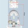 Suspension - rattle "Owl", squeak, rustling, on a crib, stroller, crumb I