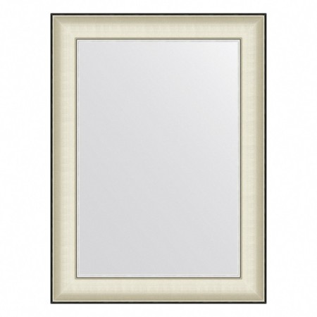 EvoForm mirror in the baguette frame, 78 mm, 58x78 cm, color white skin with chromium