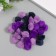 Decor for creativity "Pomponchiki. Lilac fog" d = 2.5 cm set 30 pcs