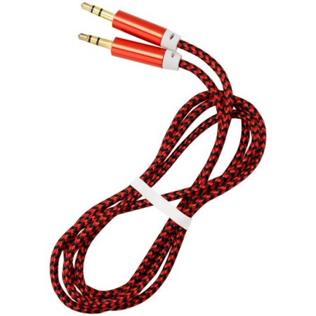 Audio Smartbuy A35, Jack 3.5 mm (M) -Jack 3.5 mm (M), in a braid, 1 m, red-1