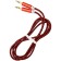 Audio Smartbuy A35, Jack 3.5 mm (M) -Jack 3.5 mm (M), in a braid, 1 m, red