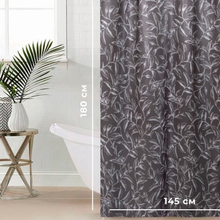 The bathroom curtain "Magnolia", 145 × 180 cm-1