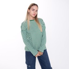 Лонгслив женский, цвет тёмно-зелёный, размер 50-52 (2XL)