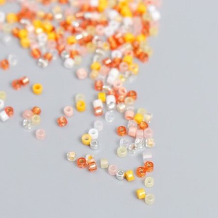 Glass 12/0 "Mercotter. Orange Assorted" 10 grams-1