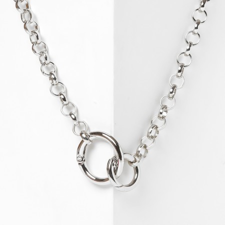 Piece "chain" endless plexus, color silver, l = 45 cm