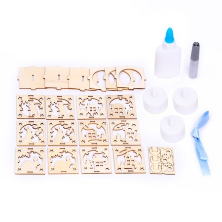 Set for creativity "Christmas tree toys with an LED"-3