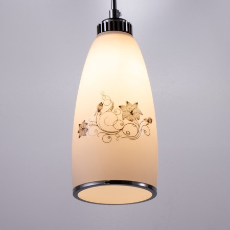 Bayerlux lamp "Sylvia" E27 40W chrome 11x11x22-110 cm-2