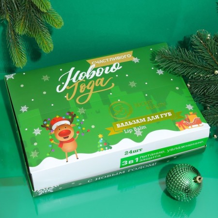 Lip balm "New Year's deer"-2