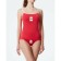 Female set: top and panties Merry XMAS, size L, Red-re color