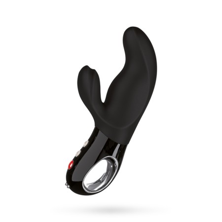 Vibrator Fun Factory Miss Bi, silicone, black color, 17 cm