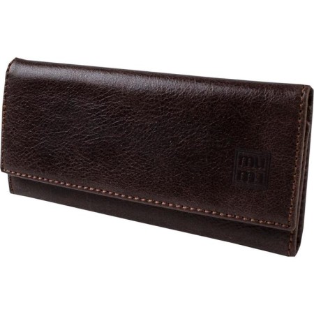 Key on the button, length 13.7 cm, brown color