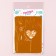 Topper "In love pair", with hearts, color gold