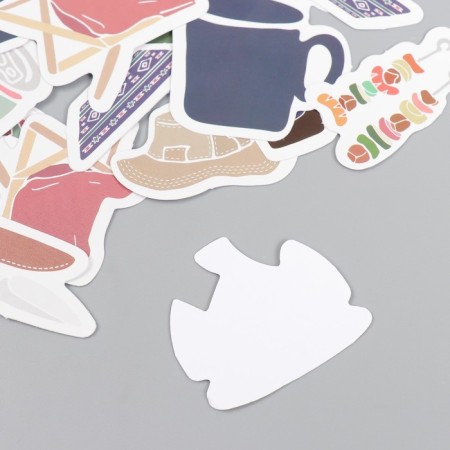 Stickers for creativity "camping set" set 46 pcs 4.4x4.4x1.1 cm-2