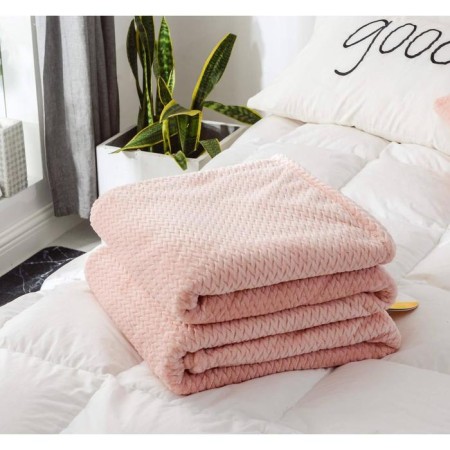 Viva bedspread, size 210x230 cm, powder color-4