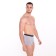 Panties men's boxers "lion", color gray melange, size 56