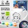 Set for creativity. Lunar painting mugs "The most daring" pirate 300 ml