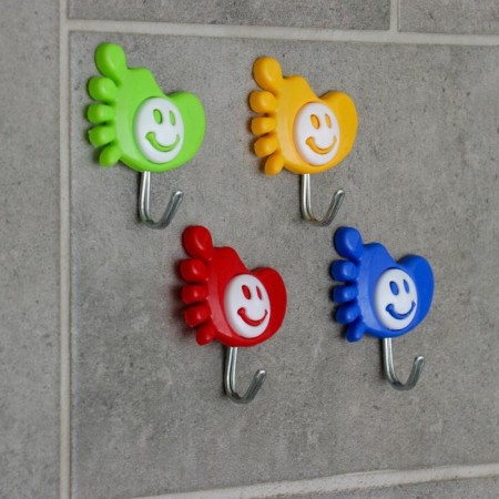 Velcro hook "Leg-Smail", 3 pcs, color mix-3