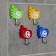 Velcro hook "Leg-Smail", 3 pcs, color mix