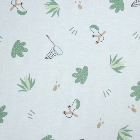 Shello sheet Hello, Adventure 150x215 cm, 100% cotton, calico-1