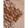 Buenas noches blanket, size 160x220 cm, beige color
