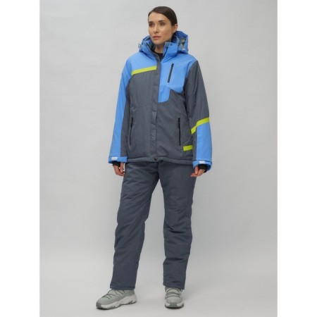 Ski suit female, size 56, blue color-30
