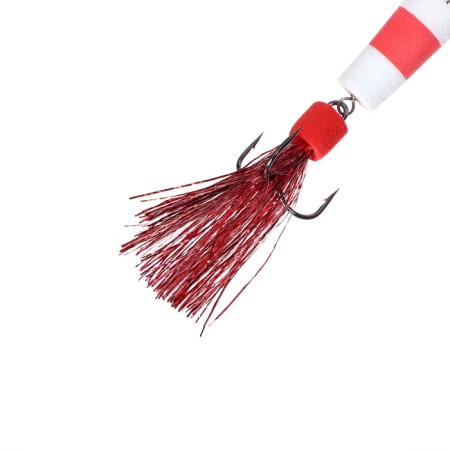 Bait jig flag No. 11, 9 cm, white, red-2